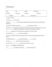 English Worksheet: Making suggestions