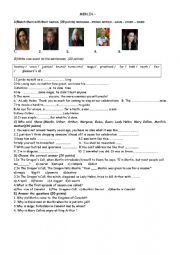 English Worksheet: merlin