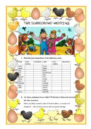 English Worksheet: Scarecrows Wedding by Julia Donaldson  worksheet
