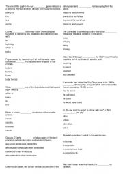 English Worksheet: Grammar Quiz - Multiple Choice