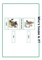 English Worksheet: Rapunzel_Whos House is it?