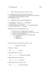 bac language quiz