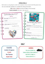 English Worksheet: Plans for the weekend