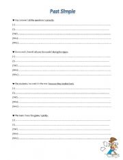 English Worksheet: Past Simple