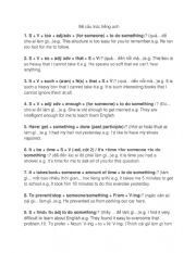 English Worksheet: SENTENCE STRUCTURE
