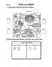 English Worksheet: What do you like? (part 1)