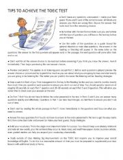 English Worksheet: tips for toeic