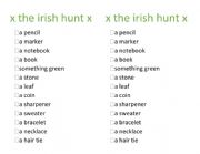 English Worksheet: THE IRISH HUNT