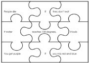 English Worksheet: Zero Conditional Puzzles