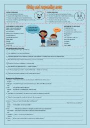 English Worksheet: GIVING AND RESPONDING TO GOOD AND BAD NEWS