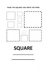 English Worksheet: square