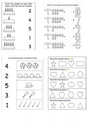 English Worksheet: Numbers