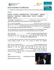English Worksheet: Green book