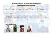 English Worksheet: The Chronicles of Narnia.