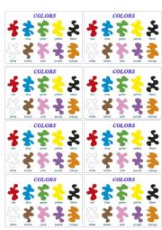English Worksheet: colors 