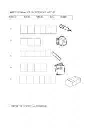 School objects - Articles A -An