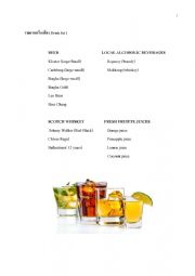 English Worksheet: At the restaurant 