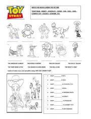 English Worksheet: Toy Story.