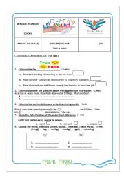 Mid-term 3 test   (2nd Sec. SC)