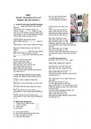 English Worksheet: Me! by Taylor Swift