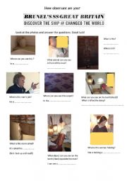 Activity worksheet SS Great Britain Bristol