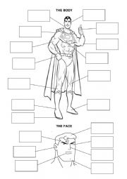 Physical description with Superman!