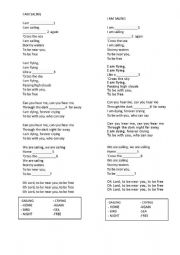 English Worksheet: Song to practice present continuous