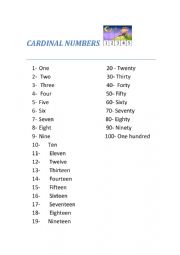 Cardinal Numbers