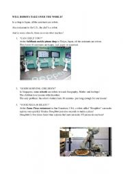 English Worksheet: robots