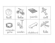English Worksheet: Toys