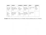 English Worksheet: Present continuos