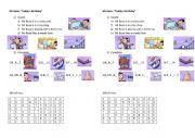 English Worksheet: MR BEAN TEDDYS BIRTHDAY