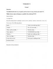 English Worksheet: Behind the scenes