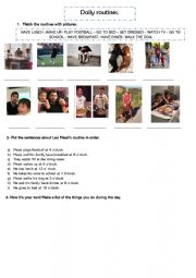 Simple Present- Messi routines 