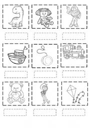 English Worksheet: TOYS