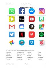 English Worksheet: The World of Mobile Apps