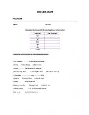 English Worksheet: Present perfect Test