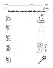 English Worksheet: phonics room on the broom