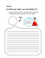 English Worksheet: BE GOING TO