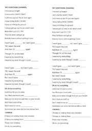 English Worksheet: Try Everything