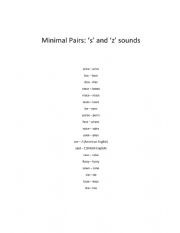 Minimal Pairs