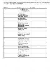 English Worksheet: House on Mango Street part 1