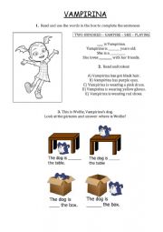 English Worksheet: Vampirina (Worksheet)