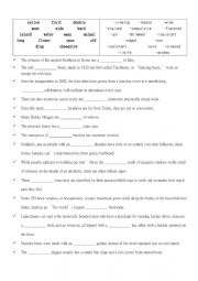 English Worksheet: collocation compound adjectives 1