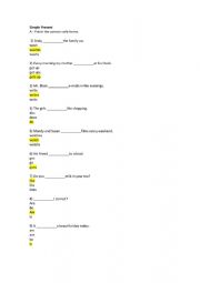 English Worksheet: Simple Present