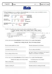 Present Continuous Review