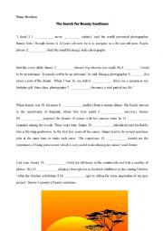 English Worksheet: Tense