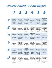 English Worksheet: Past simple vs Present perfect