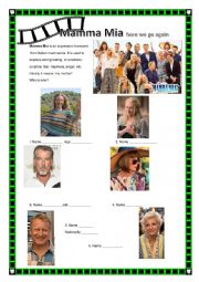 English Worksheet: Mamma Mia here we go again