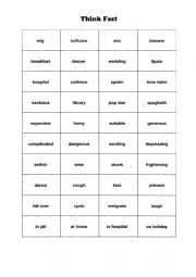English Worksheet: Warm up funny